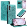 Чехол-книжка с тиснением Totem Embossed на Samsung Galaxy A57 5G — зелёный