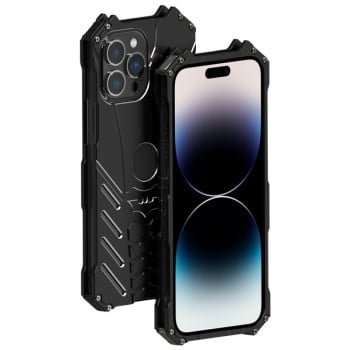 Противоударный чехол R-JUST Batman Metal для iPhone 14 Pro - черный