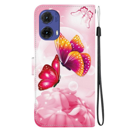 Чехол-книжка Colored Drawing Series на Motorola Moto G85 5G - разноцветный