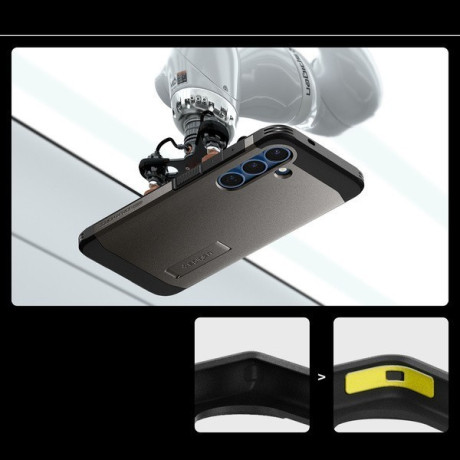 Оригинальный чехол Spigen Tough Armor Mag (Magsafe) на Samsung Galaxy S25 - Dark Gray