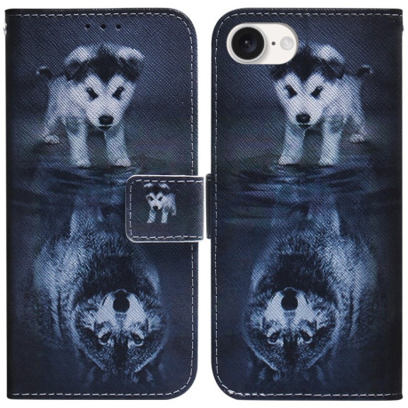 Чохол-книжка Coloured Drawing для iPhone 16e - кольоровий