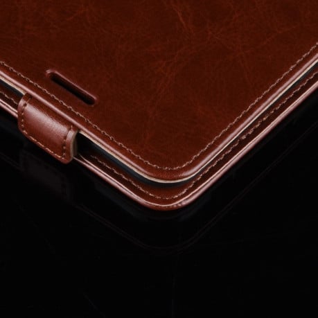 Флип-чехол Texture Single на Samsung Galaxy A21- коричневый