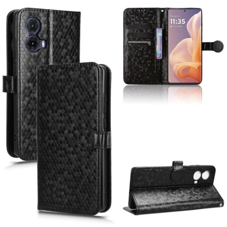 Чехол-книжка Honeycomb Dot для Motorola Moto G85 5G - черный