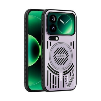 Охлаждающий чехол ABEEL Ice Fox Series с MagSafe на Xiaomi 17 Pro — розовый/фиолетовый