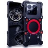 Чохол Rotating Bracket Hollow Metal with Lanyard з поворотним тримачем на Xiaomi 17T Pro 5G — чорний