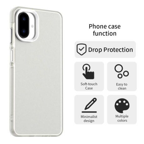 Противоударный чехол Candy Series для Samsung Galaxy A07 4G - белый