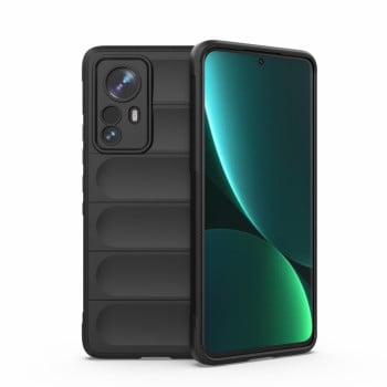 Силіконовий чохол Magic Flannel для Xiaomi 12 Pro - чорний