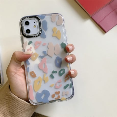 Противоударный чехол Double Color для iPhone 11 - Flower