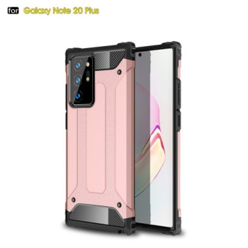 Противоударный чехол Magic Armor на Samsung Galaxy Note 20 Ultra - розовое золото