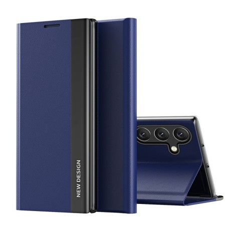 Чехол-книжка Electroplated Ultra-Thin для Samsung Galaxy M55 - синий