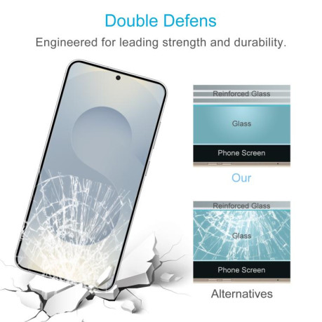 Защитное стекло 0.26mm 9H 2.5D на Samsung Galaxy S25 Edge 5G