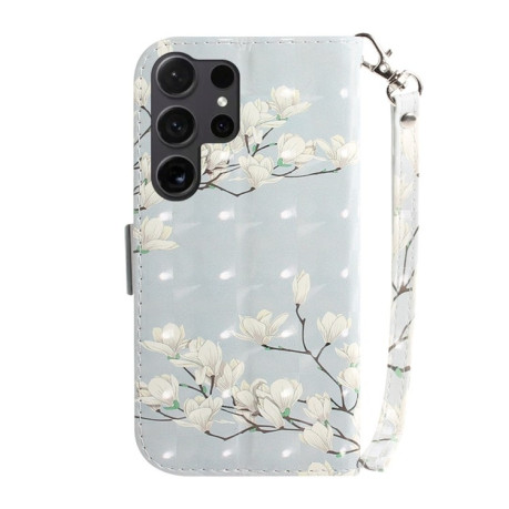 Чохол-книжка 3D Painting для Samsung Galaxy S25 Ultra 5G - Magnolia