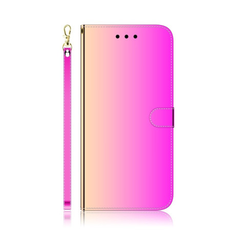 Чехол-книжка Imitated Mirror для OPPO A78 4G - розовый
