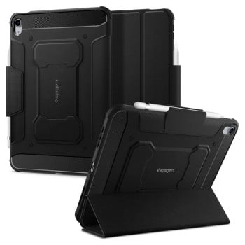 Оригинальный чехол-книжка Spigen Rugged Armor ”Pro” для iPad 11(2025)/iPad 10.9 (2022) - Black