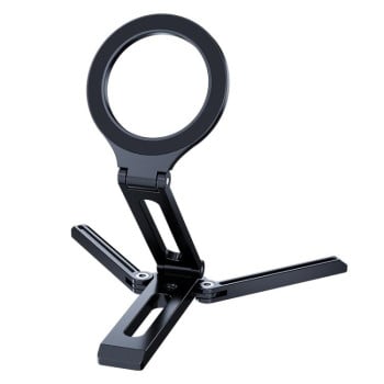 Складаний магнітний штатив-тримач для телефону, тримач для смартфона - чорний