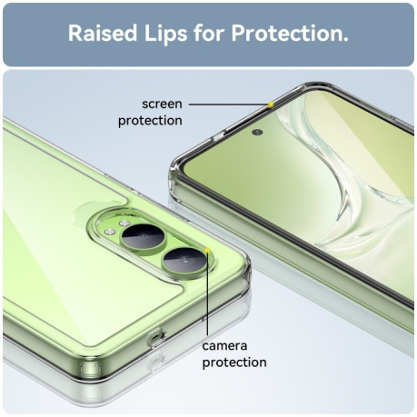Протиударний чохол Colorful Acrylic Series для OnePlus Nord CE4 Lite - прозорий