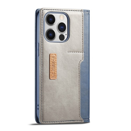 Чохол-книжка LC.IMEEKE LC-001 Series для iPhone 14 Plus - синій