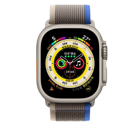 Ремінець Loop Nylon для Apple Watch Series 8/7 41mm/40mm - сірий