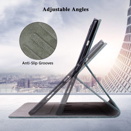 Чохол-книжка Embossed Tiger Pattern Leather для Xiaomi Pad 7 / Pad 7 Pro - синій