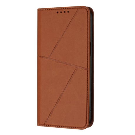 Чохол-книжка Strong Magnetic Frosted на Motorola Edge 60 - коричневий