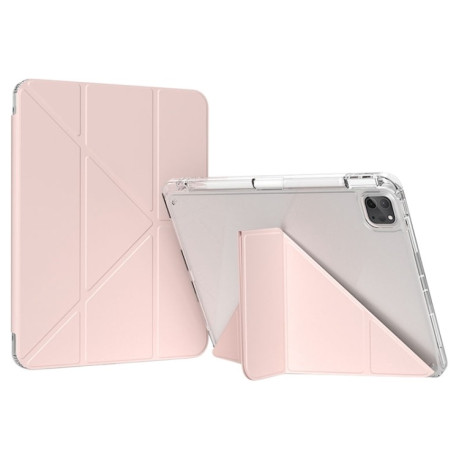 Чехол-книжка GEBEI Demation Leather для iPad Pro 13 2024 - розовый