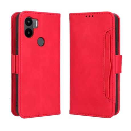 Чехол-книжка Skin Feel Calf на Xiaomi Redmi A1+/A2+ - красный