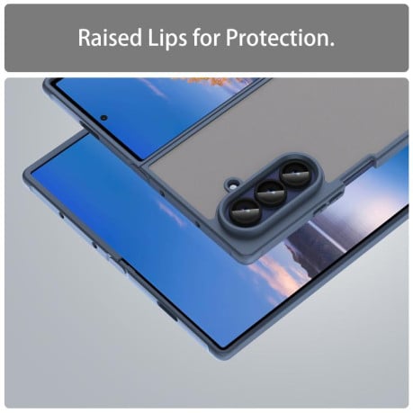 Чохол Fan Dun Series гібрид з Magsafe на Samsung Galaxy Fold7 5G - синій