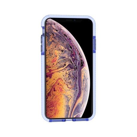 Чехол Diamond Texture на  iPhone XS Max голубой