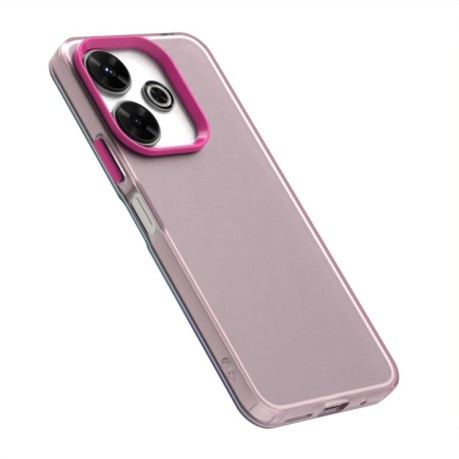 Противоударный чехол Candy Series для Xiaomi Poco M6 4G - красный