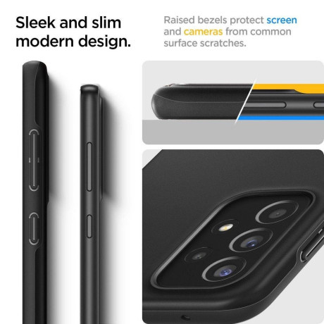 Оригинальный чехол Spigen Thin Fit для Samsung Galaxy A33 5G - Black