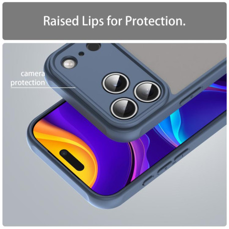 Чехол Fan Dun Series TPU Hybrid PC на iPhone 17 Pro Max - синий