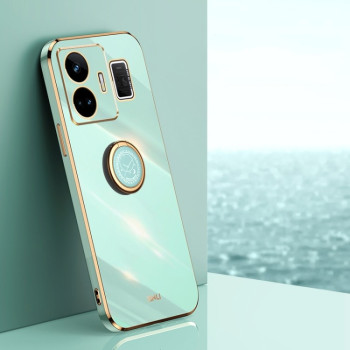 Чохол XINLI Straight Edge з тримачем-підставкою на Realme GT Neo 5 5G / GT3 5G - зелений