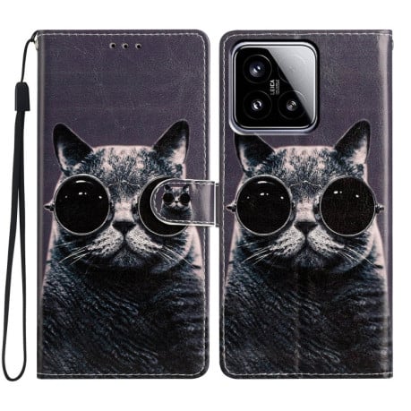 Чохол-книжка Colored Drawing Pattern для Xiaomi 15 - різнокольорові
