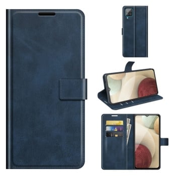 Чохол-книга Retro Calf Pattern Buckle для Samsung Galaxy M32/A22 4G - синій