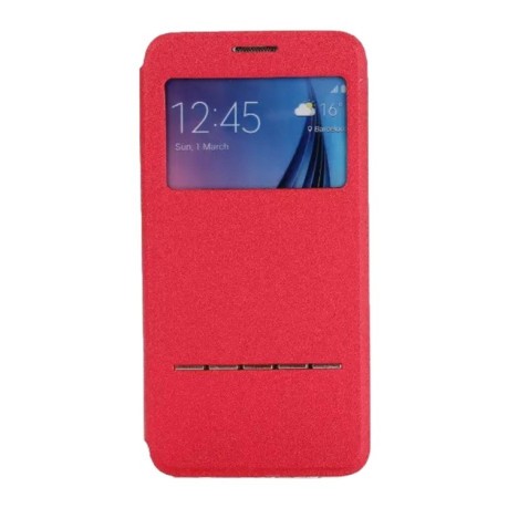 Чехол-книжка Display ID для Samsung Galaxy S7 Edge / G935 - красный
