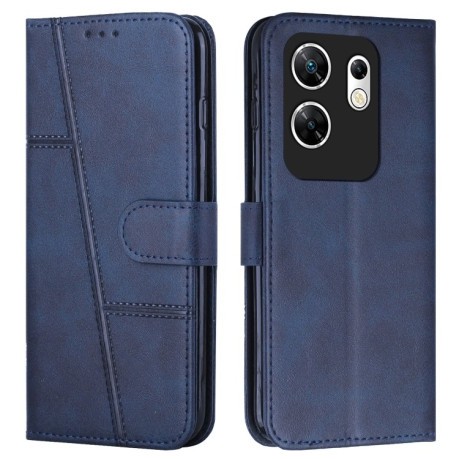 Чехол-книжка Stitching Calf Texture для Infinix Zero 30 4G - синий