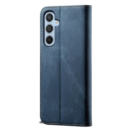 Чохол книжка Denim Texture Casual Style  для Samsung Galaxy A56 5G - синій