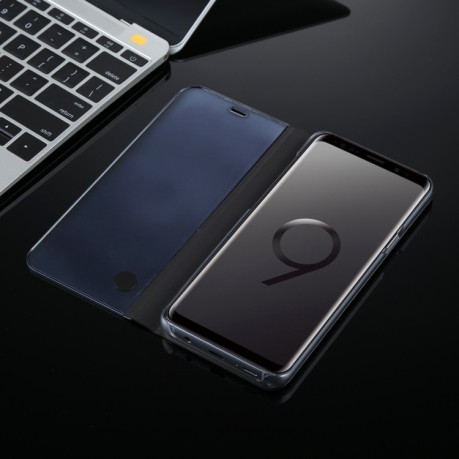 Чохол-книга Clear View Samsung Galaxy S9+/G965 Electroplating Mirror чорний
