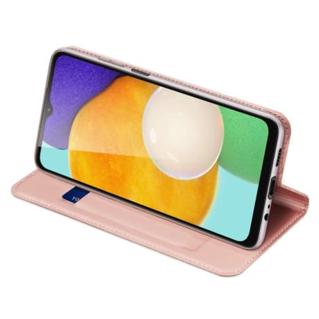 Чехол- книжка DUX DUCIS Skin Pro Series на Samsung Galaxy A13 5G / A04s 164.7mm - розовое золото