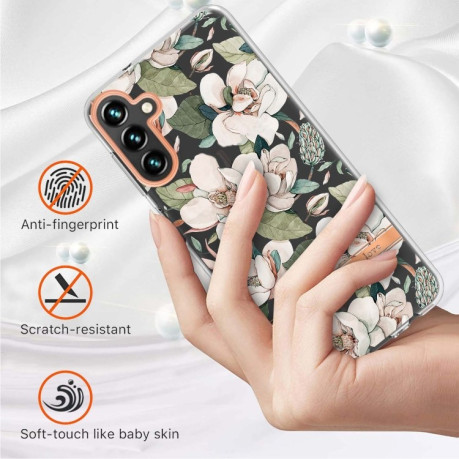 Протиударний чохол Flowers and Plants Series для Samsung Galaxy A04s/A13 5G - Green Gardenia