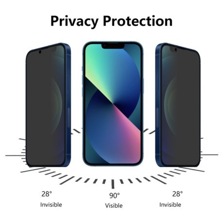 Захисне скло ENKAY 28 Degree Privacy Screen для iPhone 14/13/13 Pro