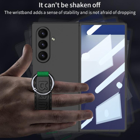 Противоударный чехол GKK Integrated Ultra-thin Side Wristband для Samsung Galaxy Fold 7 5G - серый