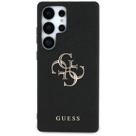 Оригінальний чохол Guess Grained Big 4G Logo Small Classic Logo для Samsung Galaxy S25 Ultra - black
