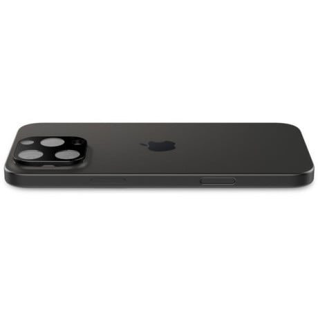 Комплект защитных стекол на камеру Spigen Optik.tR Camera Protector 2 pcs. для  iPhone 14 Pro / Pro Max / 15 Pro / Pro Max / 16 Pro / Pro Max - Black