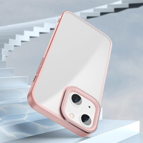 Чехол Baseus Crystal для iPhone 14/13 - розовый