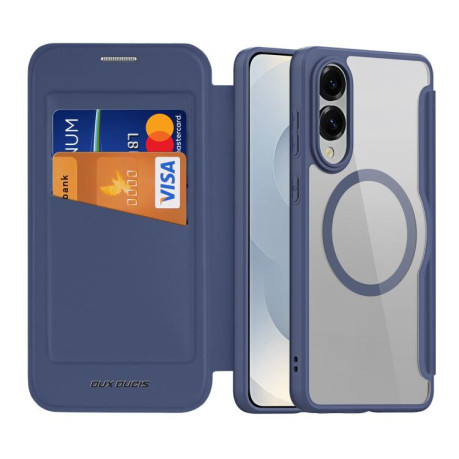 Чохол-книжка DUX DUCIS Skin X Pro Series Magsafe для Samsung Galaxy S25 Edge 5G - синій