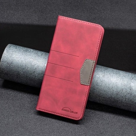 Чехол-книжка Magnetic Splicing для OnePlus 10 Pro 5G - красный