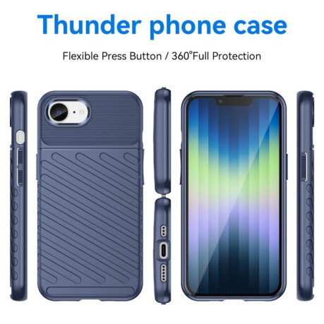 Противоударный чехол Thunderbolt на  для iPhone 16e - синий