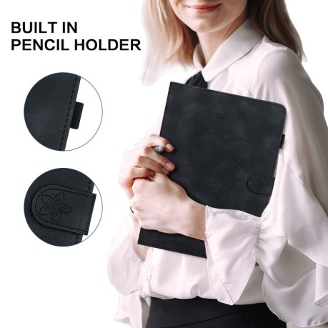 Чехол-книжка Lily Embossed Leather для Xiaomi Pad 7/Pad 7 Pro - черный