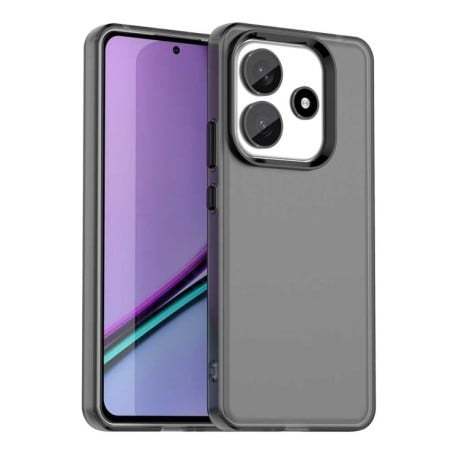 Противоударный чехол Candy Series для Xiaomi Redmi Note 14 5G/Poco M7 Pro 5G - черный